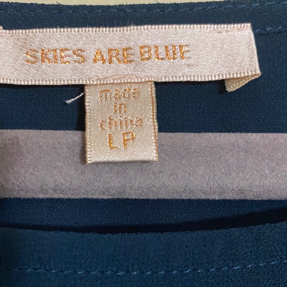 Skies Are Blue Dark Teal Blouse - Picture 2 of 5